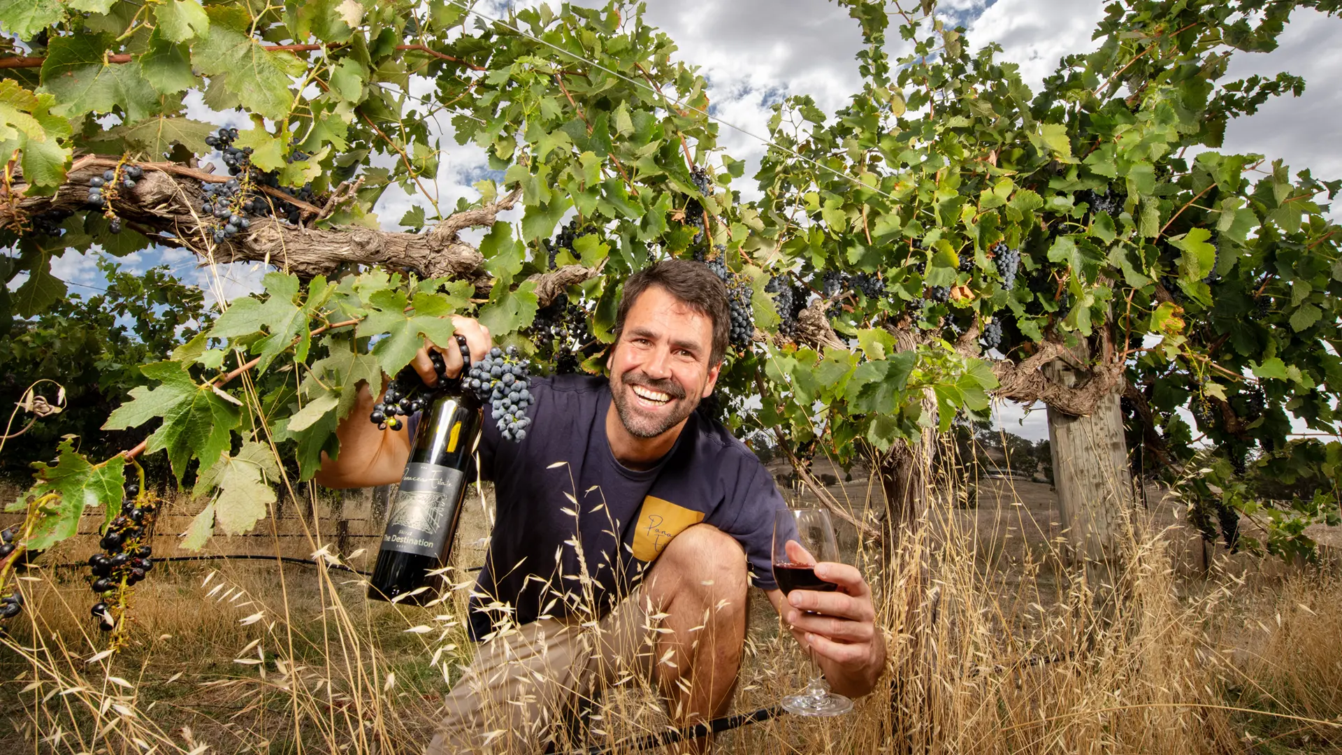 Panacea Estate owner Peter Christen looks forward to the Harvest Festival on Saturday 1 March. Photo courtesy Rob Leeson