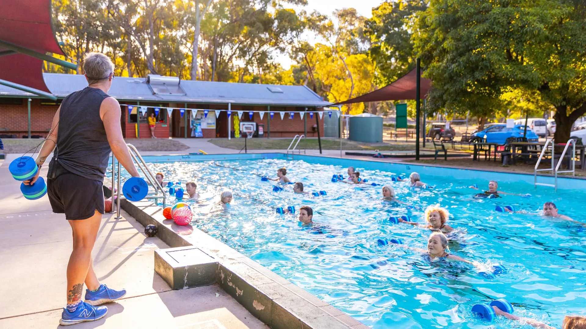 Sizzling pool season ceases.