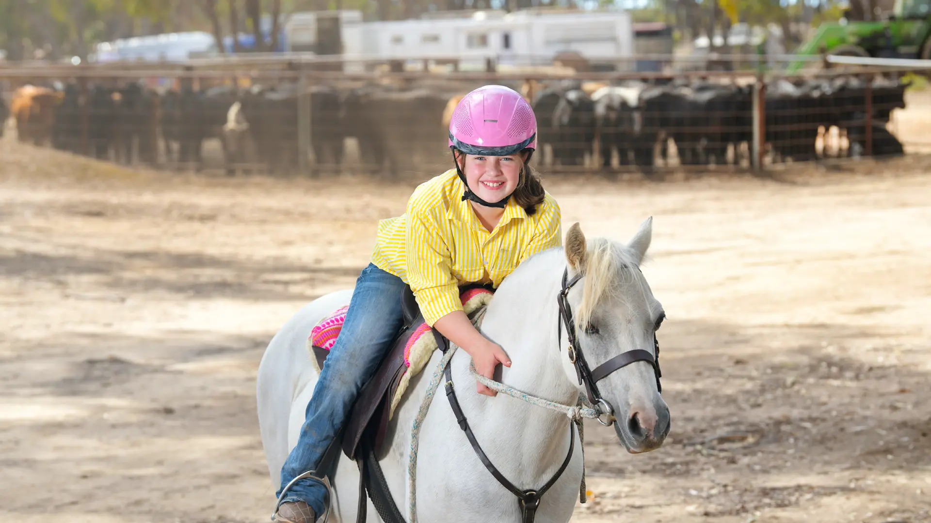 Pictured Fiona from Cavendish with Penny. Photo courtesy Rob Leeson.