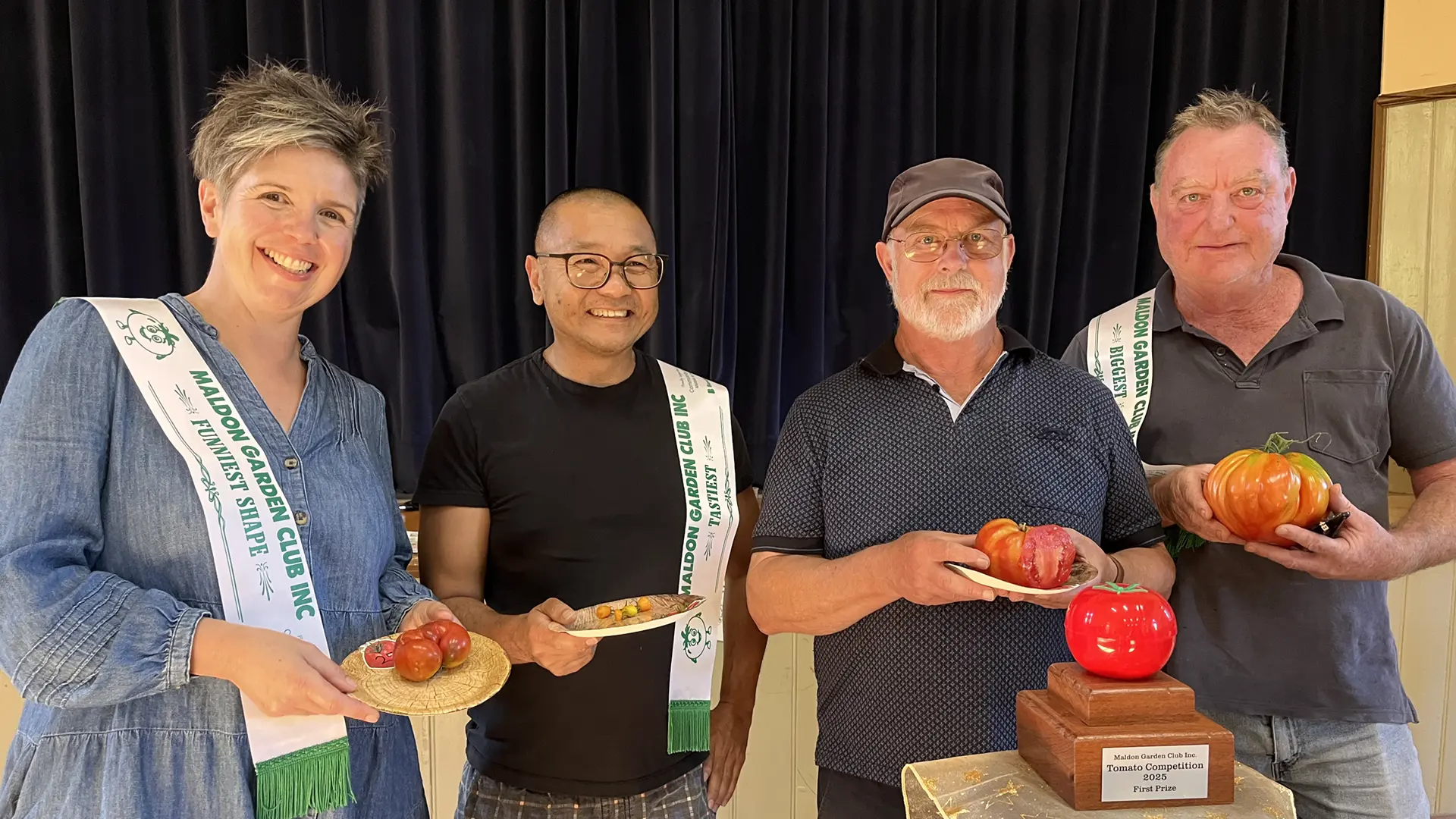 Winners: L - R Helen Curran, Lalong Mounaratz, Ian Boswell and Adrian Millman.