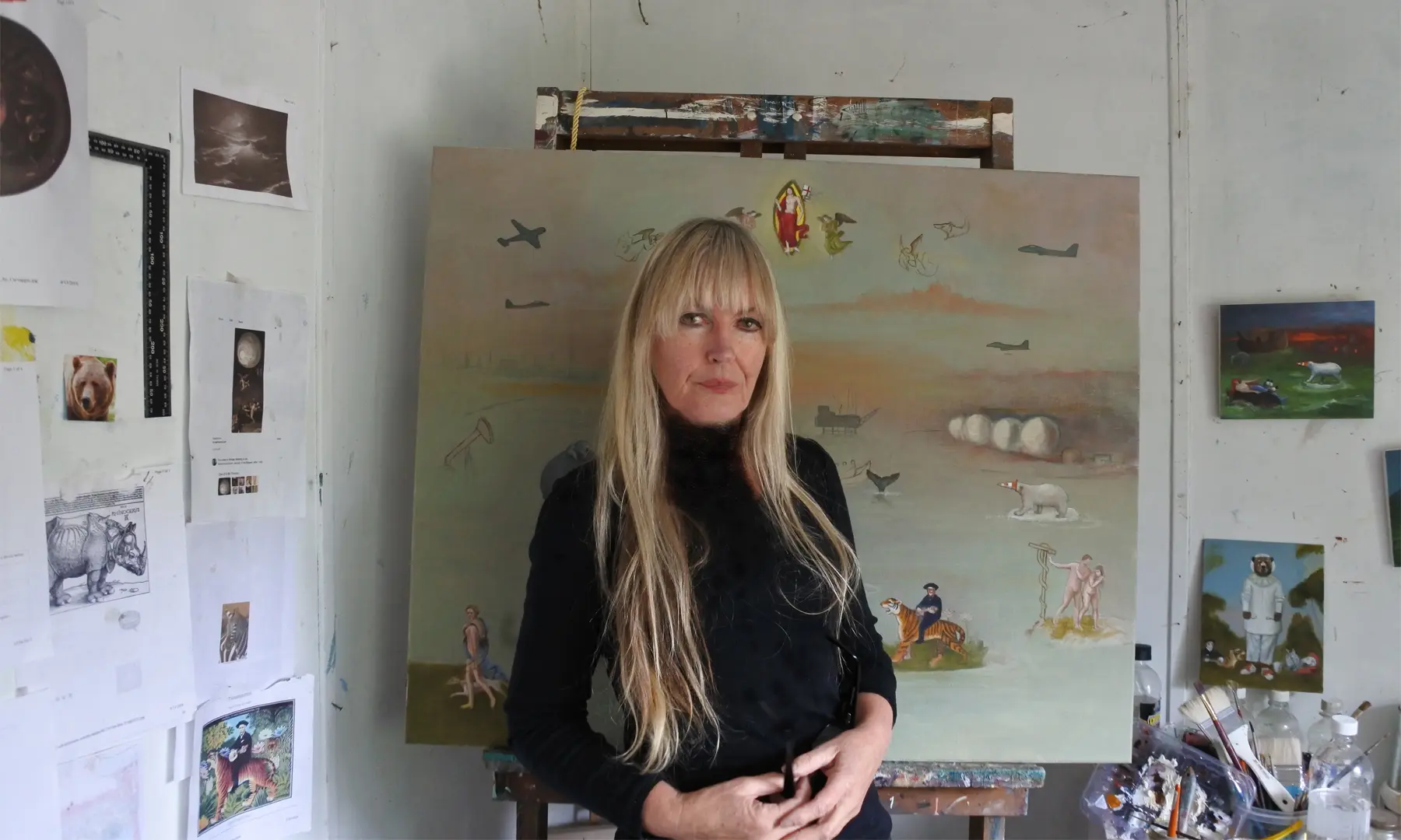 Brenda Walsh in her studio.