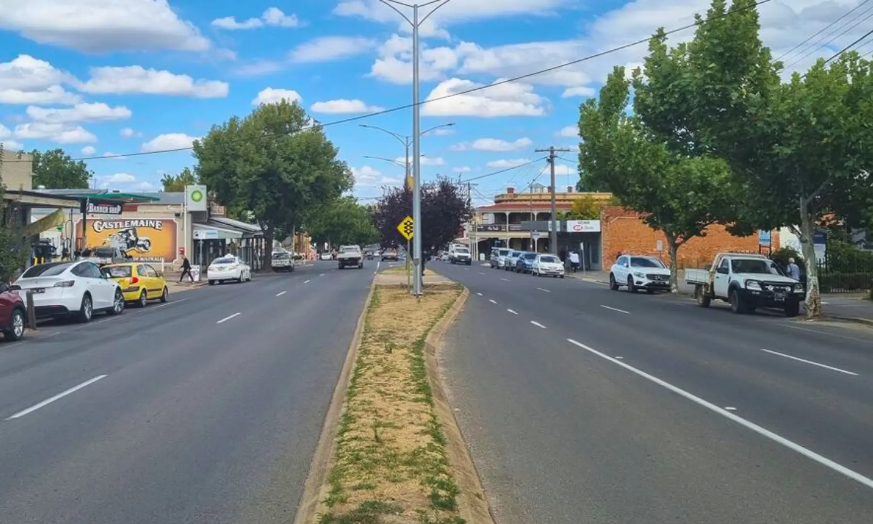 Welcoming streetscape for Castlemaine