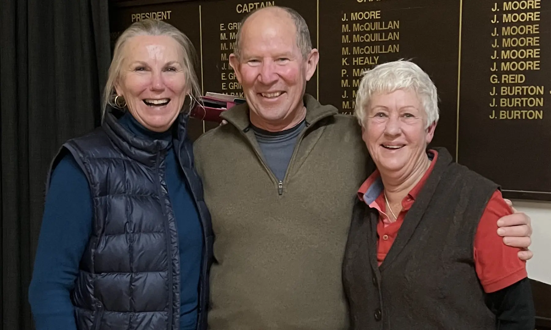 Amanda Fedorowicz, Kevin Fitzpatrick and Ros Lock.